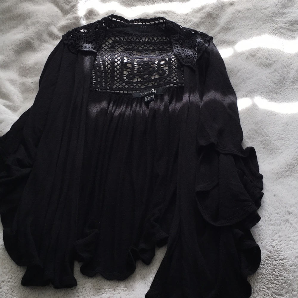 Forever 21 short sleeve cardigan